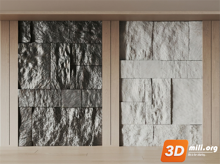 Stone Wall Skp Files